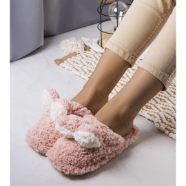 Papuci Moale Pink Rabit roz 1