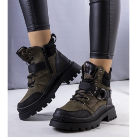 PA1 Cizme izolate verzi de la Zakira negru verde 1 PA1 Cizme izolate verzi de la Zakira negru verde 1