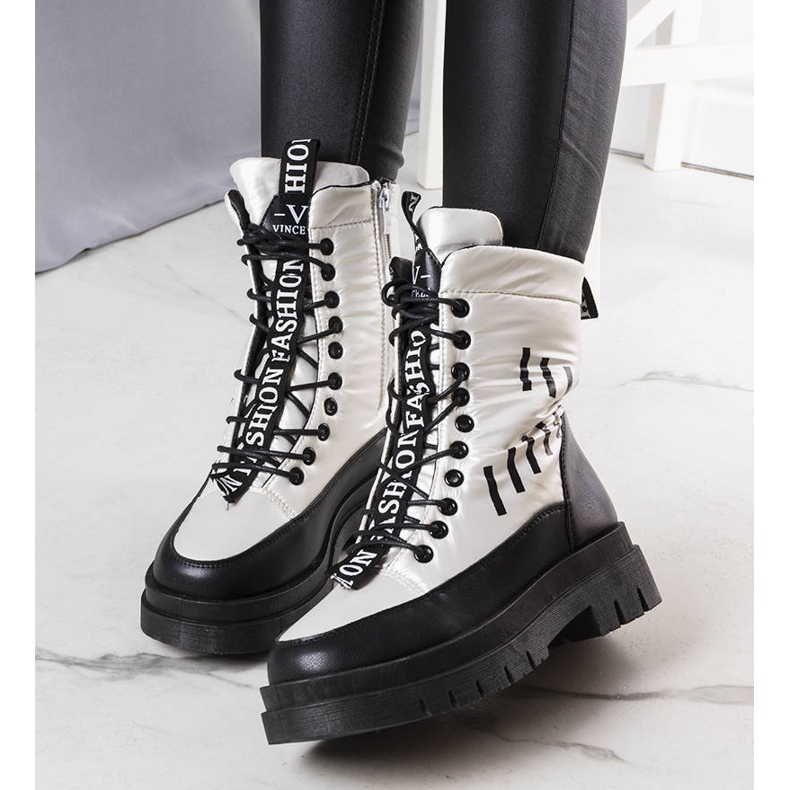 Sarai cizme de zapada alb 1