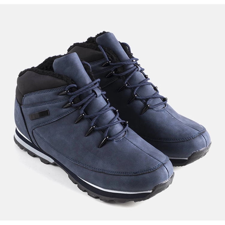 Cizme izolate bleumarin de la Jemma albastru 1