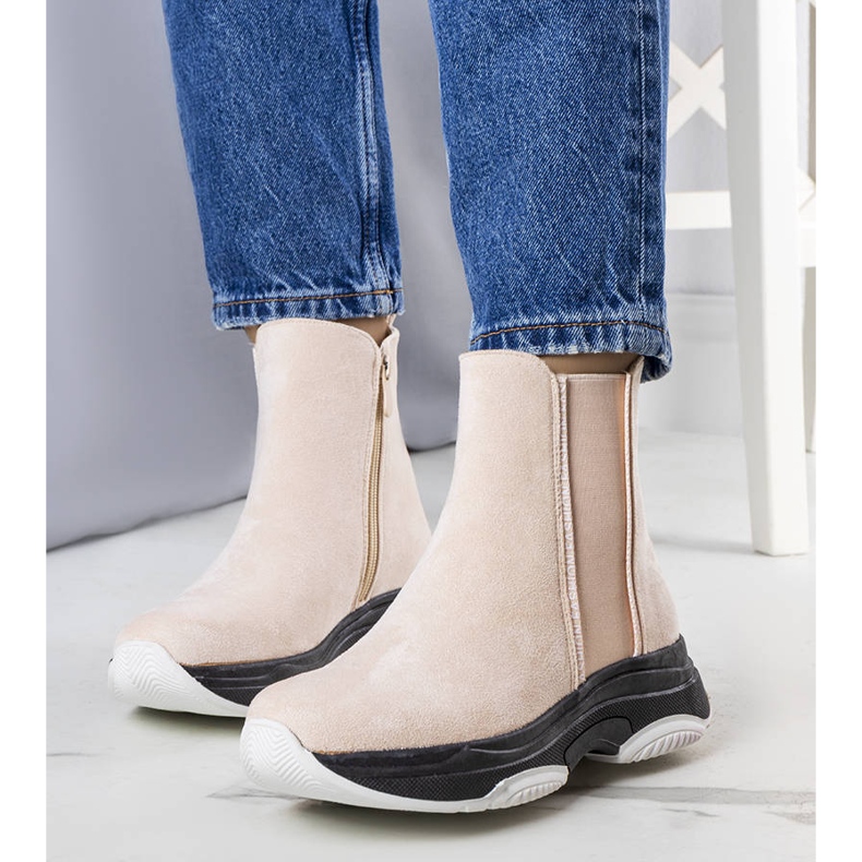 PA1 Cizme izolate bej de la Roussy 1