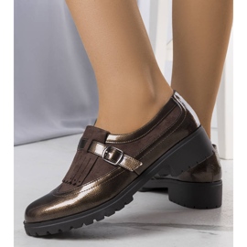 PA1 Pantofi maro din piele lacuita de la Eliers 1