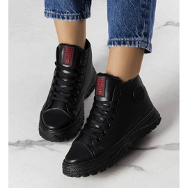 Tenisi izolați negri Big Star GG274537 906 negru 1