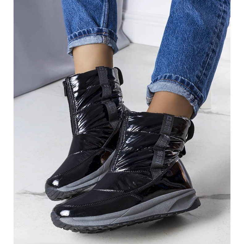 Big Star KK274392 cizme negre pentru zapada negru 1