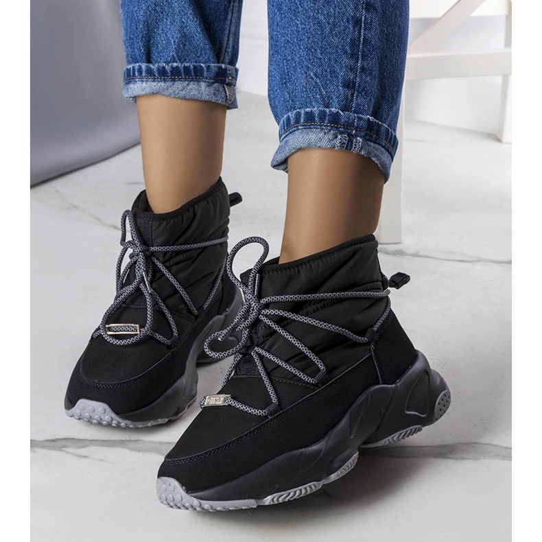 Cizme de zapada negre Big Star KK274274 negru 1