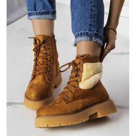 Cizme izolatoare maro cu blana de la Bernar 1