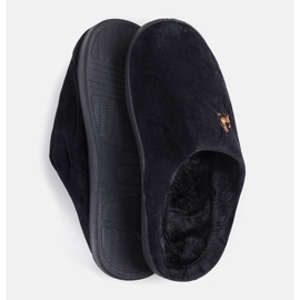 Papuci negri pentru bărbați Presse negru 1