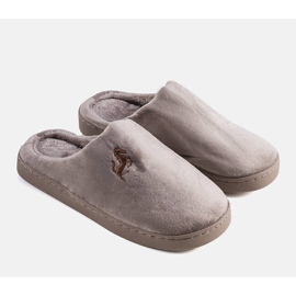 Papuci maro pentru bărbați Presse bej 1