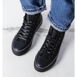 Tenisi izolați negri Big Star KK274173 negru 1