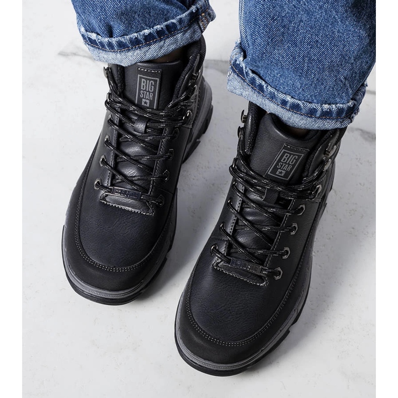 Cizme negre Big Star KK274222 negru 1