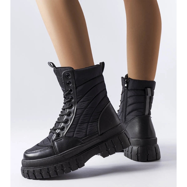 Cizme de zăpadă izolate negre Collin negru 1