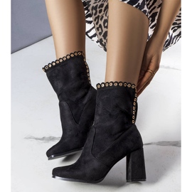 Botine negre de la Ellianna negru 1