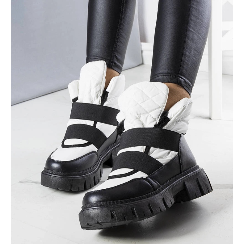 Cizme de zăpadă izolatoare albe de la Francisco 1