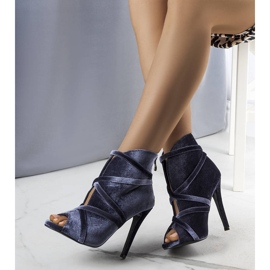 BM Pompi eleganti gri cu fețe de la Sao 1