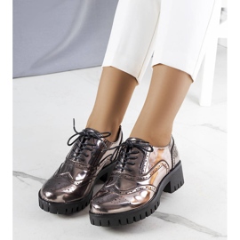Pantofi negri metalizat de la Myra negru 1