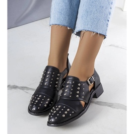 Brogues Irene negre decupate negru 1 Brogues Irene negre decupate negru 1