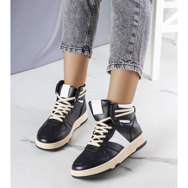 Botine negre de la Robin negru 1