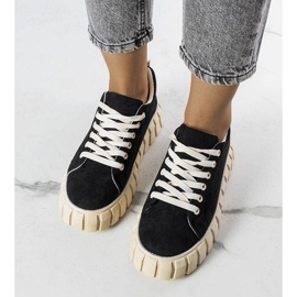 BM Pamela adidasi negri cu platforma negru 1