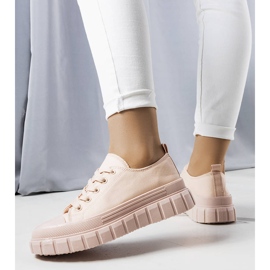 Adidași cu platformă roz de la Laverne 1 Adidași cu platformă roz de la Laverne 1