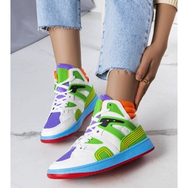 Adidasi verzi de la Marjorie alb 1