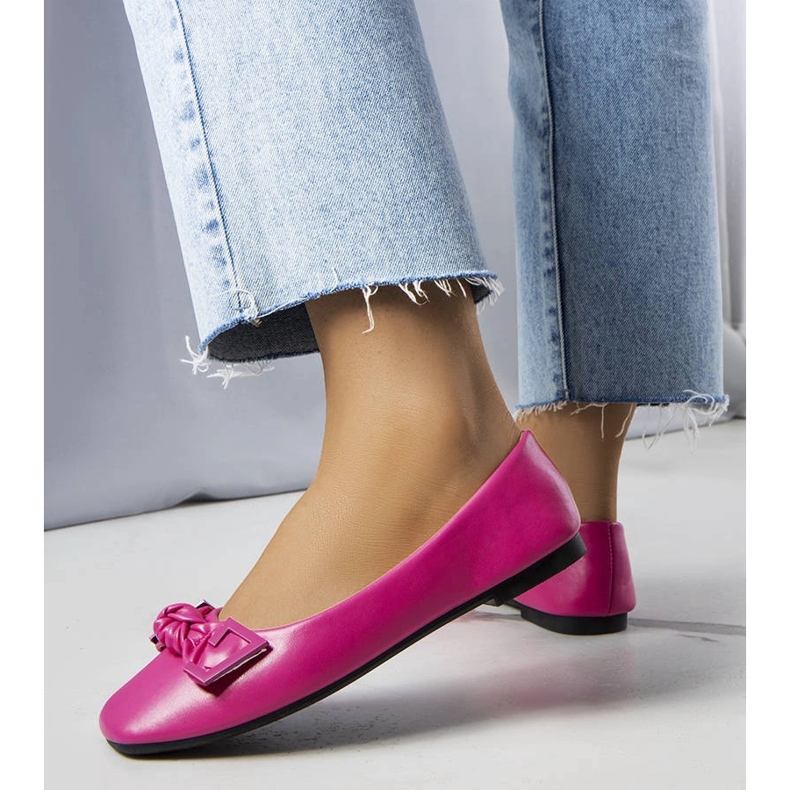 Balerini roz cu fundita de la Tabitha 1