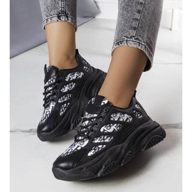 PA1 Adidasi negri decorati cu imprimeu Kara negru 1