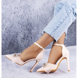 Ace bej cu fundita si zirconii cubi de la Bussi 1 Ace bej cu fundita si zirconii cubi de la Bussi 1