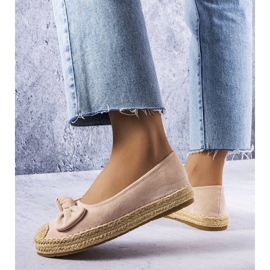 Espadrile bej cu fundita de la Dorothée 1