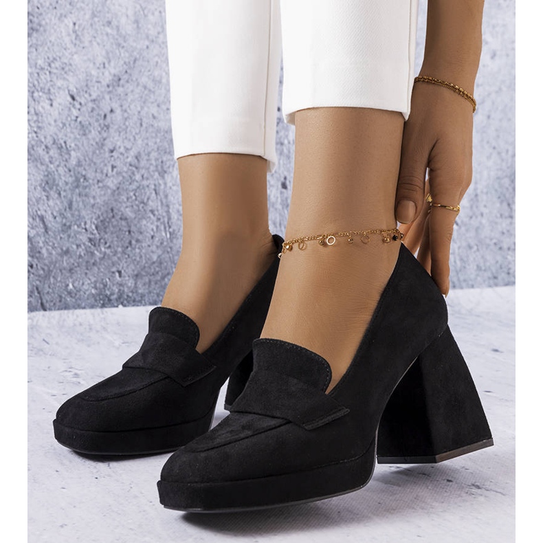 Vinceza Tocuri înalte negre de la Vincez negru 2