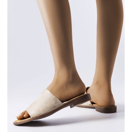 Tobogane metalice aurii Mainville bej 1