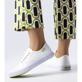 Tenisi Big Star JJ274260 din material alb 1