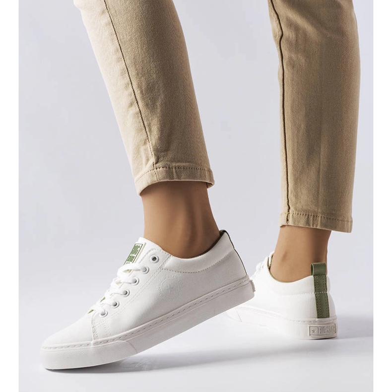 Tenisi Big Star LL274248 din material alb 1