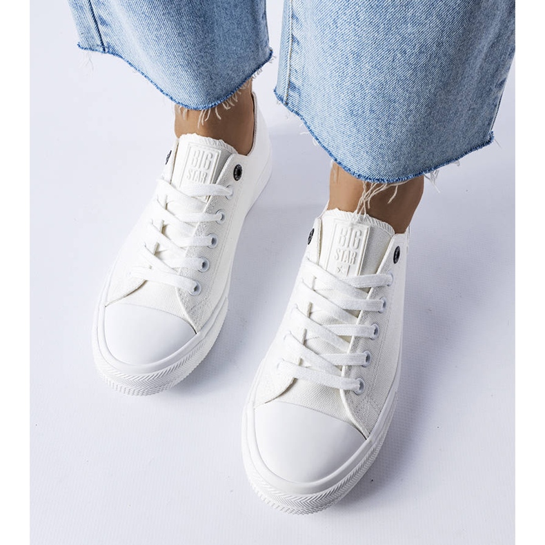 Tenisi Big Star KK274008 din material alb 1
