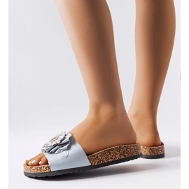 Glisoare cu talpă din plută albastră de la Roy albastru 1