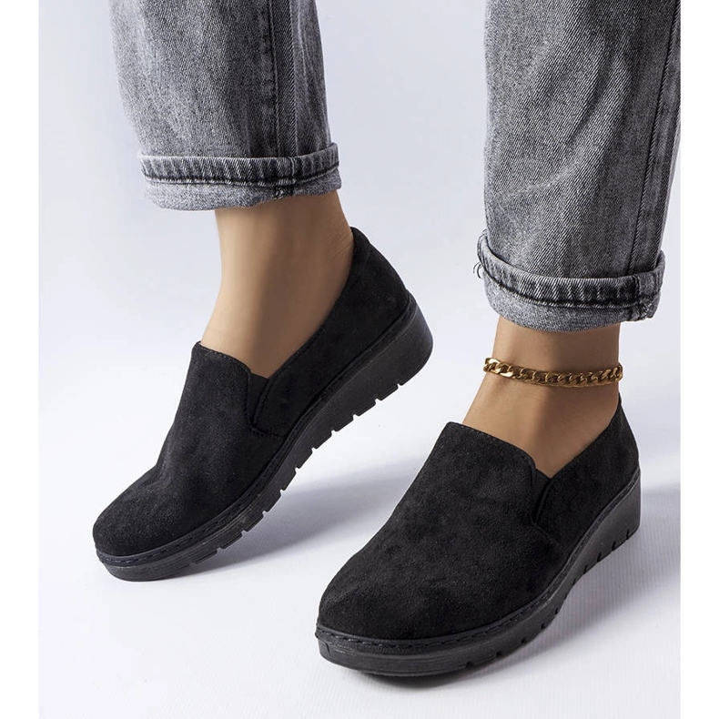 Pantofi negri de la Pirn negru 1