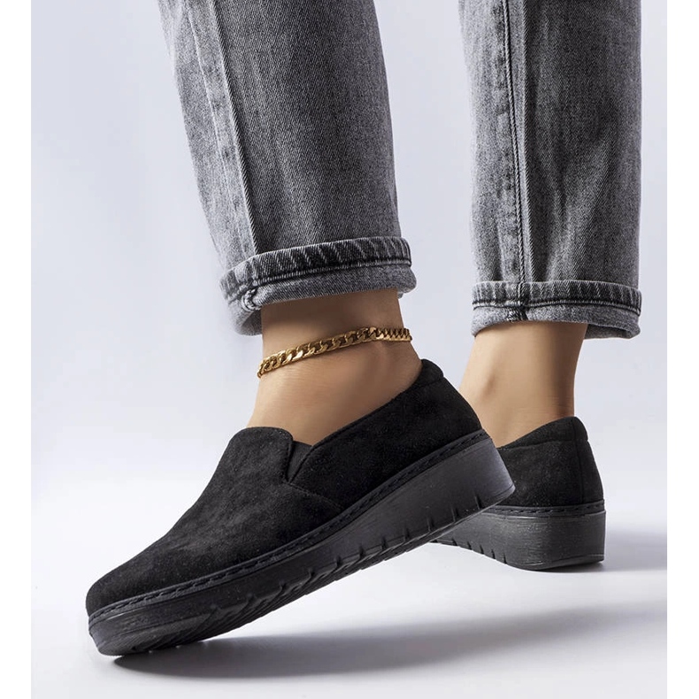 Pantofi negri de la Pirn negru 2