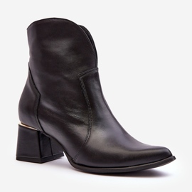 Lewski Shoes Cizme de cowboy din piele de damă, cu toc înalt, negru Lewski 3166/B/2 1 Lewski Shoes Cizme de cowboy din piele de damă, cu toc înalt, negru Lewski 3166/B/2 1