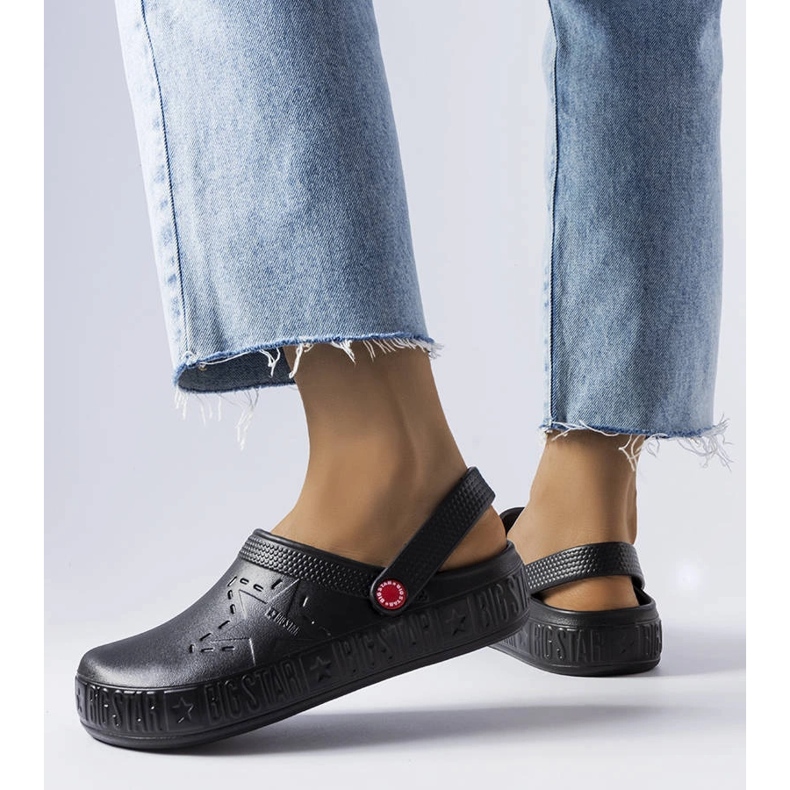 Big Star II275001 papuci negri negru 1