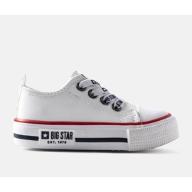 Tenisi albi pentru copii Big Star KK374042 1