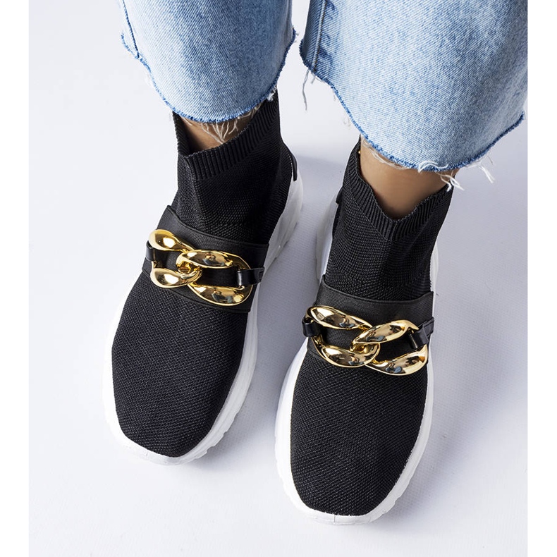 BM Tenisi Baptiste negri cu lant negru 1 BM Tenisi Baptiste negri cu lant negru 1