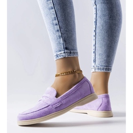 Mocasini din piele ecologică violet de la Ferragus 1 Mocasini din piele ecologică violet de la Ferragus 1