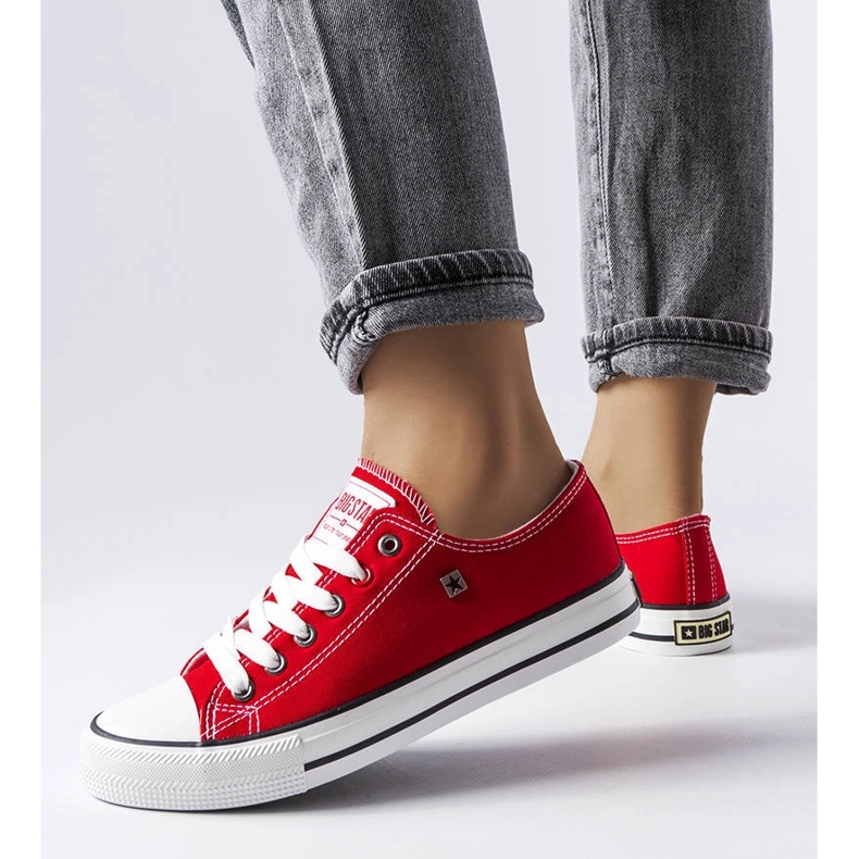 Tenisi roșii clasici Big Star T274020603 roșu 1