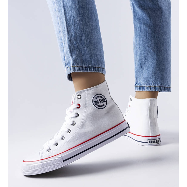 Adidasi Big Star T274026101 albi 1