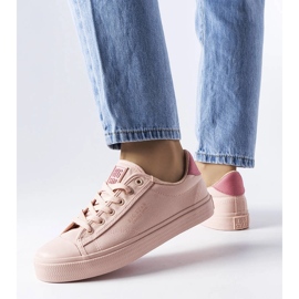 Tenisi roz din material textil de la Big Star LL274095 1