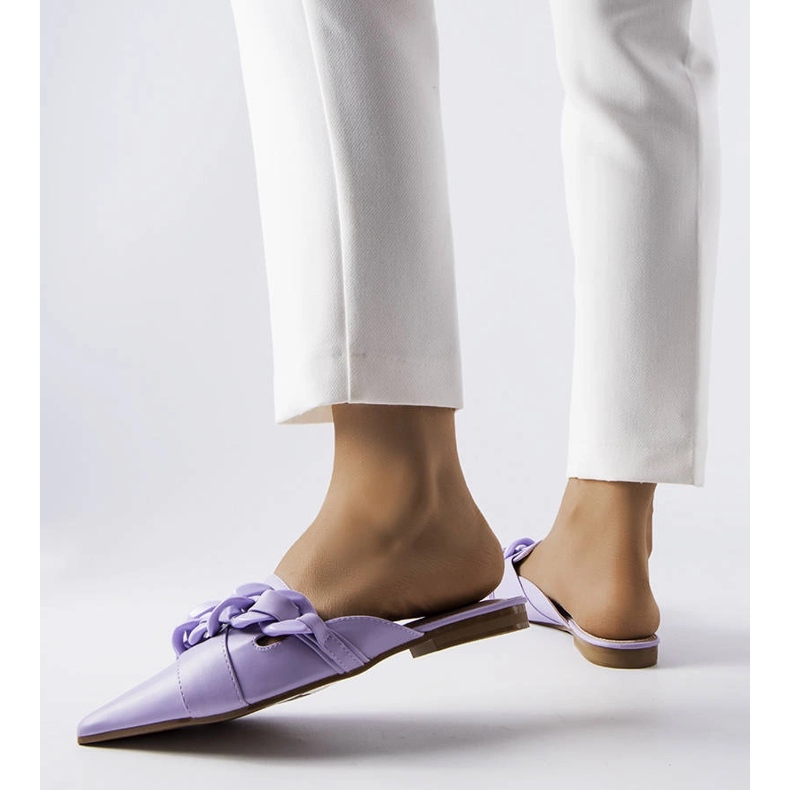 Patenaude mov lant diapozitive violet 1