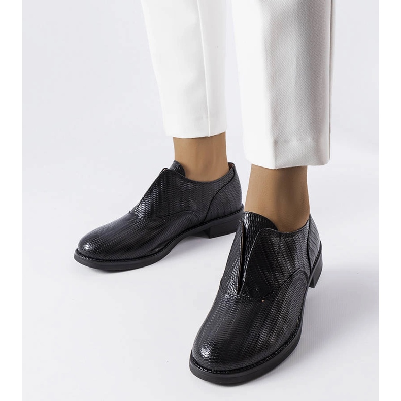 Brogues bej LS5379 Taupe negru 1