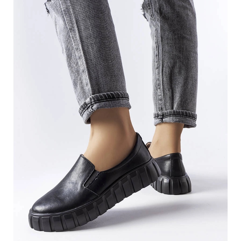 Brogues negri LS5379 Taupe negru 1