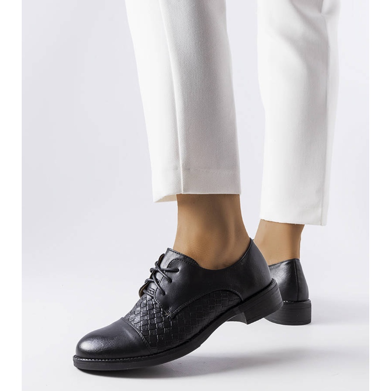 Pantofi negri LS5379 Negri negru 1