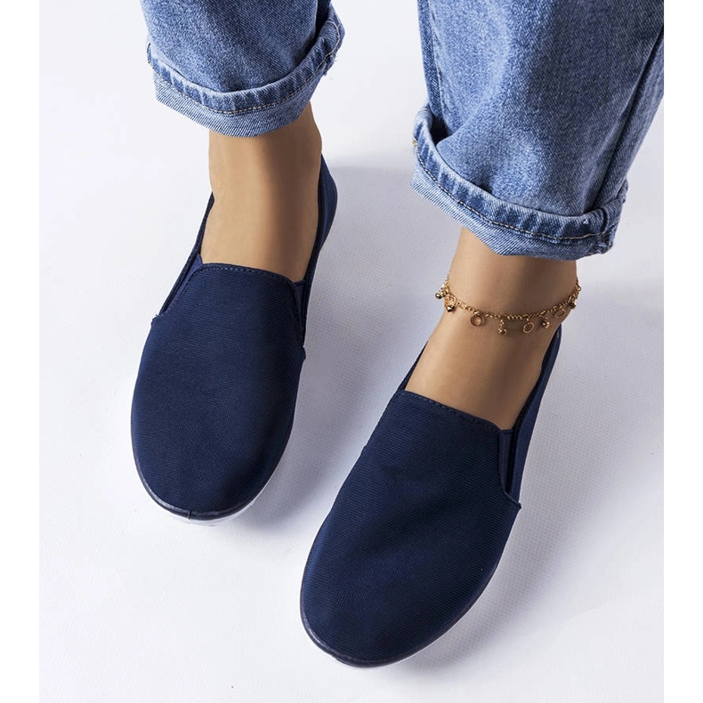 Tenisi elastici bleumarin de la Gaulin albastru 1