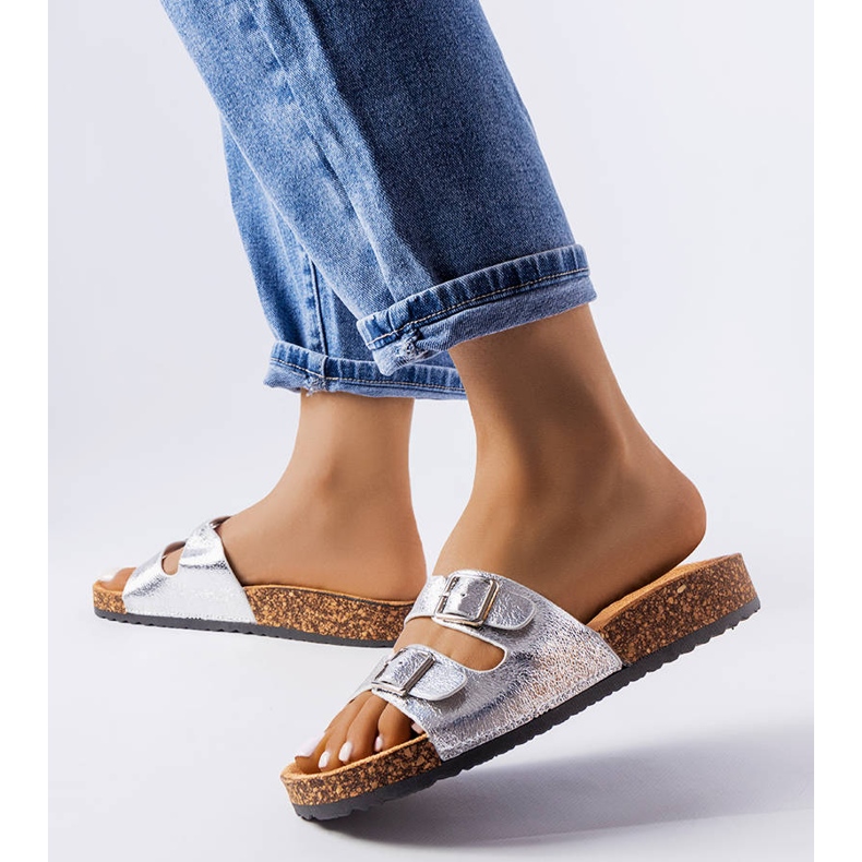 Glisoare cu talpă din plută argintie Cincinna 1